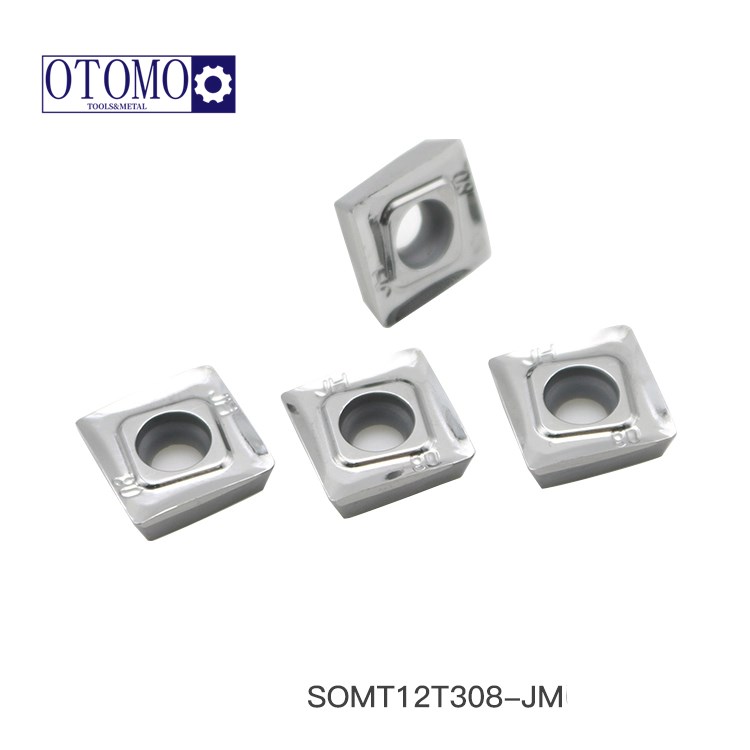SOMT12T308 H01 Tungsten Carbide Milling Inserts for Aluminum Finishing Mitsubishi chipbreaker 