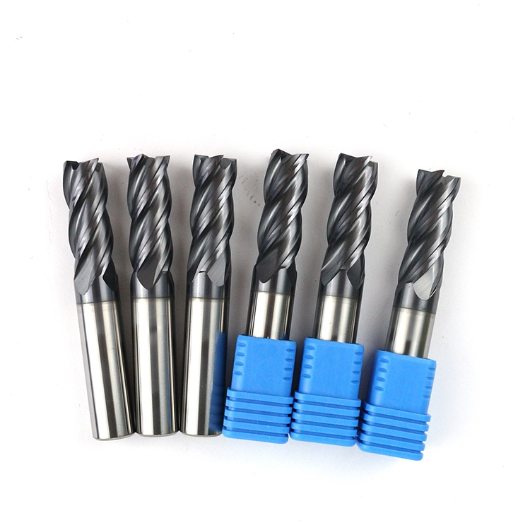4 Flutes HRC50 Carbide end mill Squared end mill Milling Cutter Alloy Coating Tungsten Steel endmills cutting tool CNC maching Endmill 
